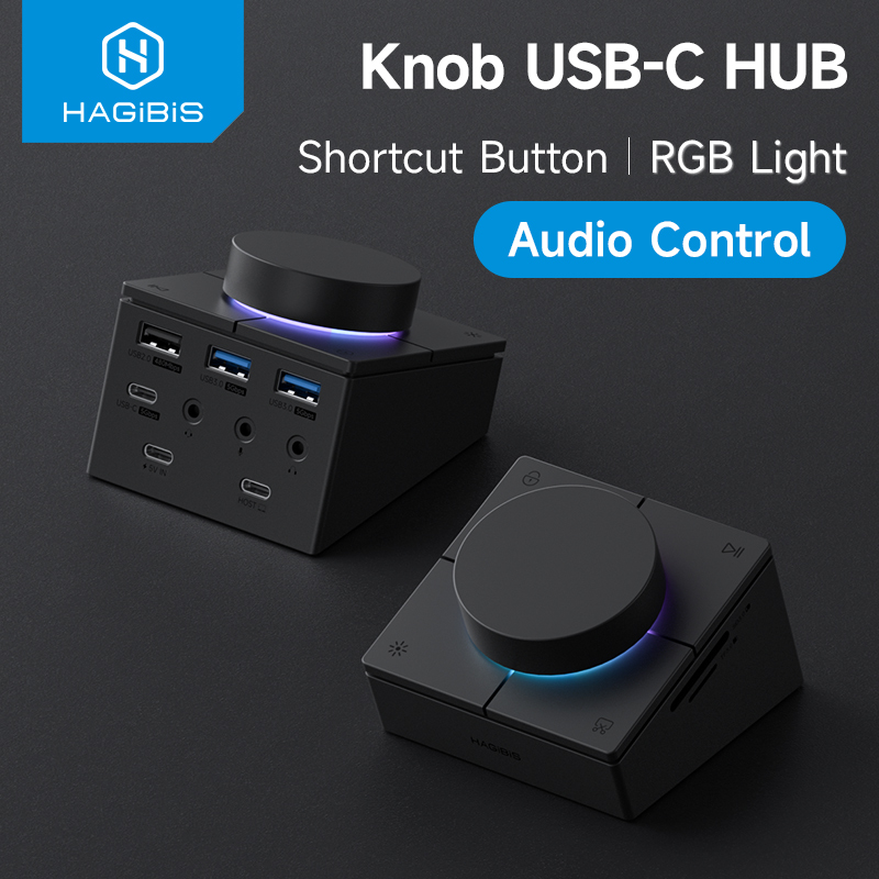 Desk Setup Hub - Hagibis Topuzu USB C Hub Kısayol