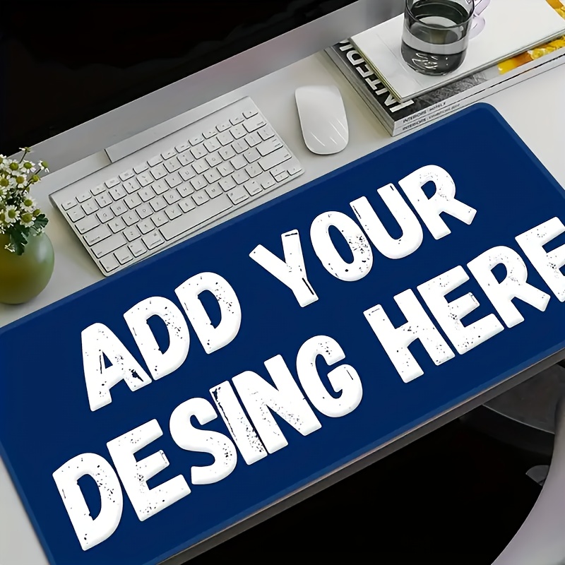 Desk Setup Carpet - Özel Tasarım Resimli Baskılı Kaymaz Konforlu