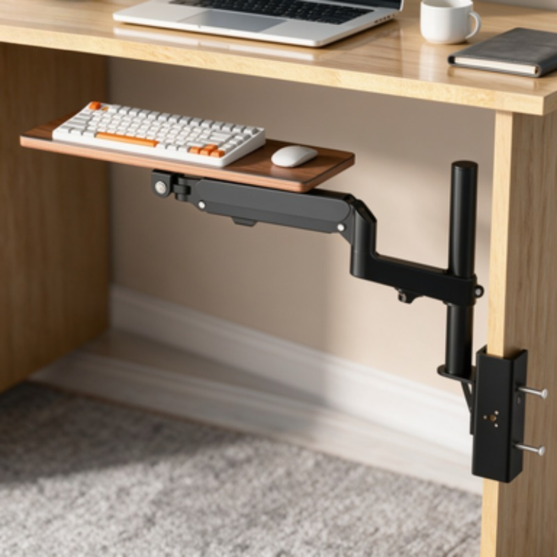 Desk Setup Living Room - Masa Altı Klavye Sehpası Ofis Yazma