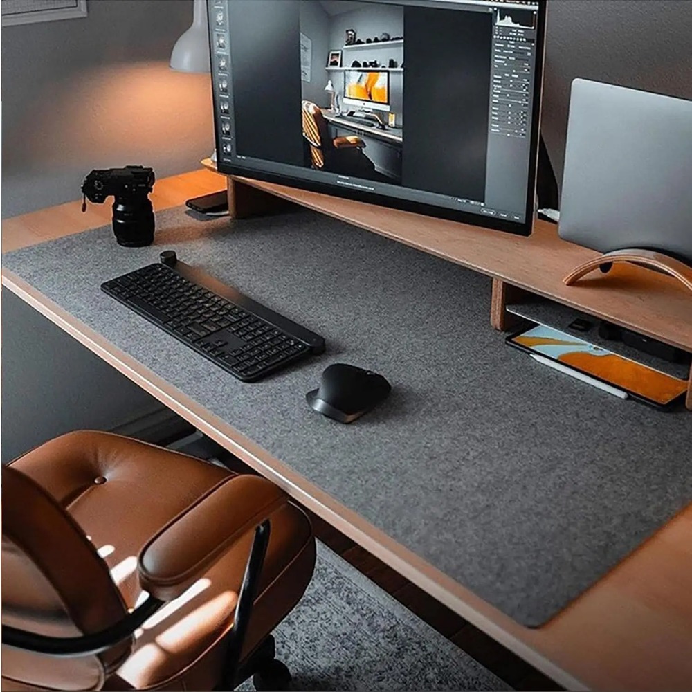 Desk Setup Carpet - Keçe Masa Örtüsü Bilgisayar Matı (31,5x15,7