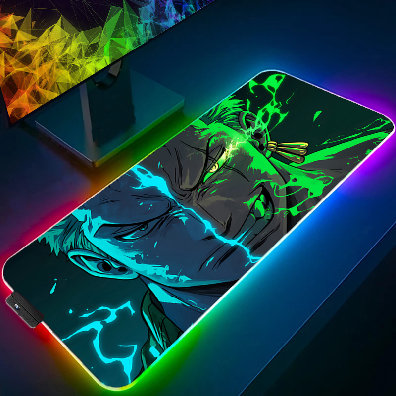 Desk Setup Carpet - TEK PARÇA Zoro Mouse Pad RGB