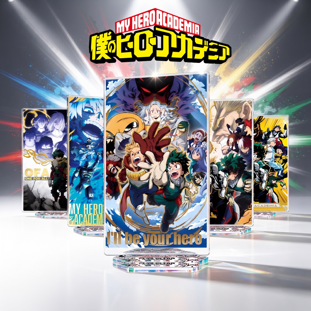Desk Setup Poster - My Hero Academia Akrilik Standlı Anahtarlık