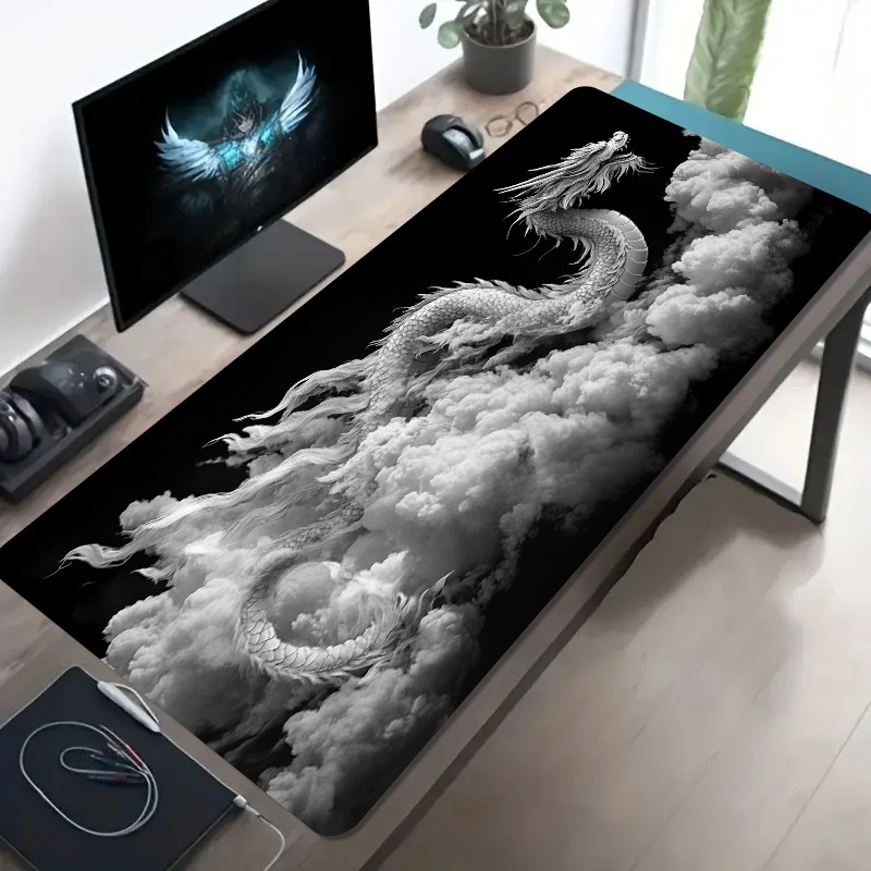 Siyah Beyaz Ejderha Oyuncu Mou - Desk Setup Black And White incelemesi ve fiyatı