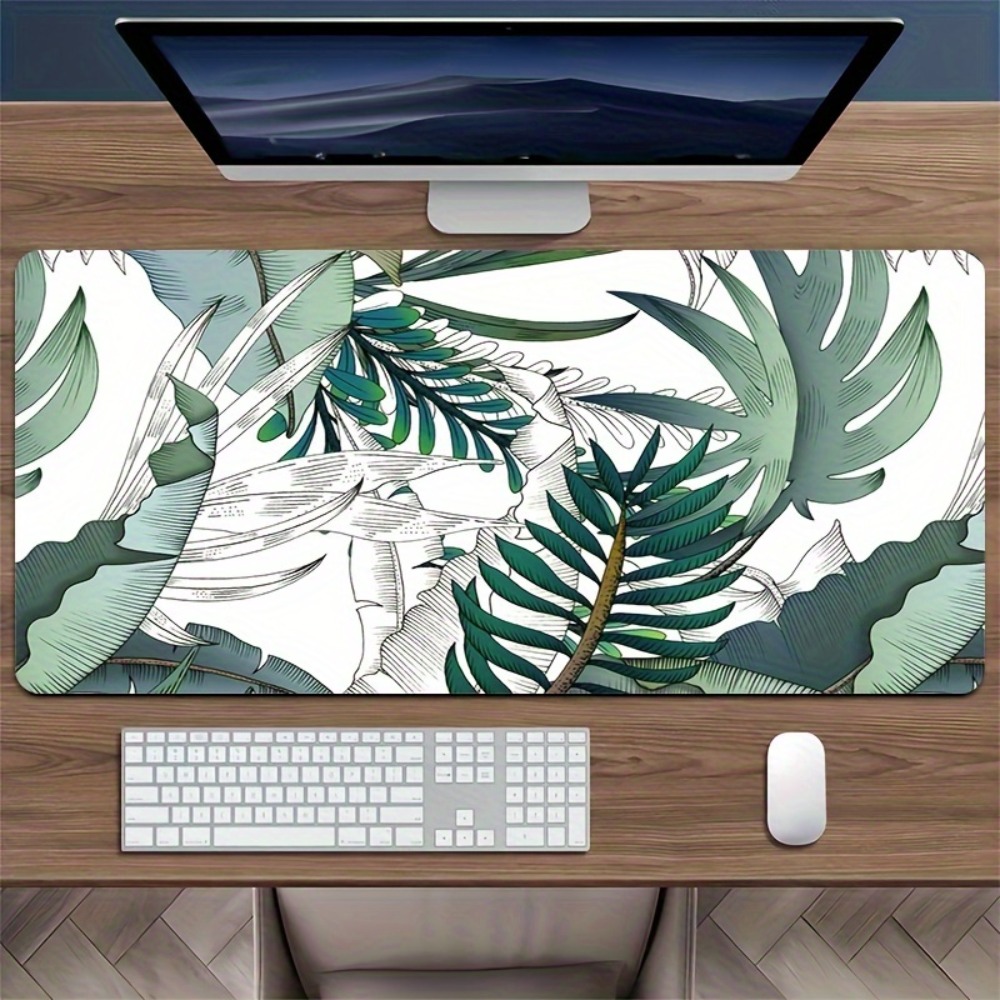 Tropikal bitki deseni, kaymaz  - Desk Setup With Plants incelemesi ve fiyatı