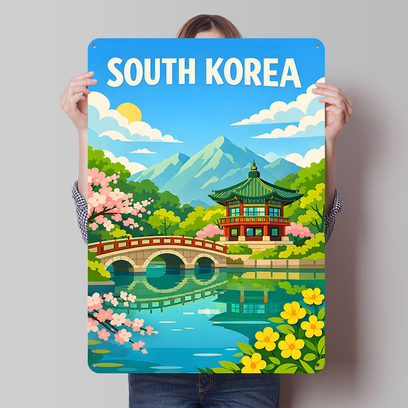 Güney Kore Seyahat Posteri Öze - Desk Setup Poster incelemesi ve fiyatı