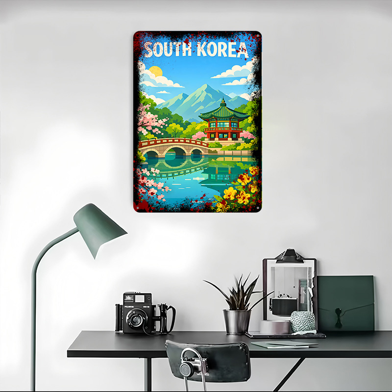Güney Kore Seyahat Posteri Öze - Desk Setup Poster incelemesi ve fiyatı