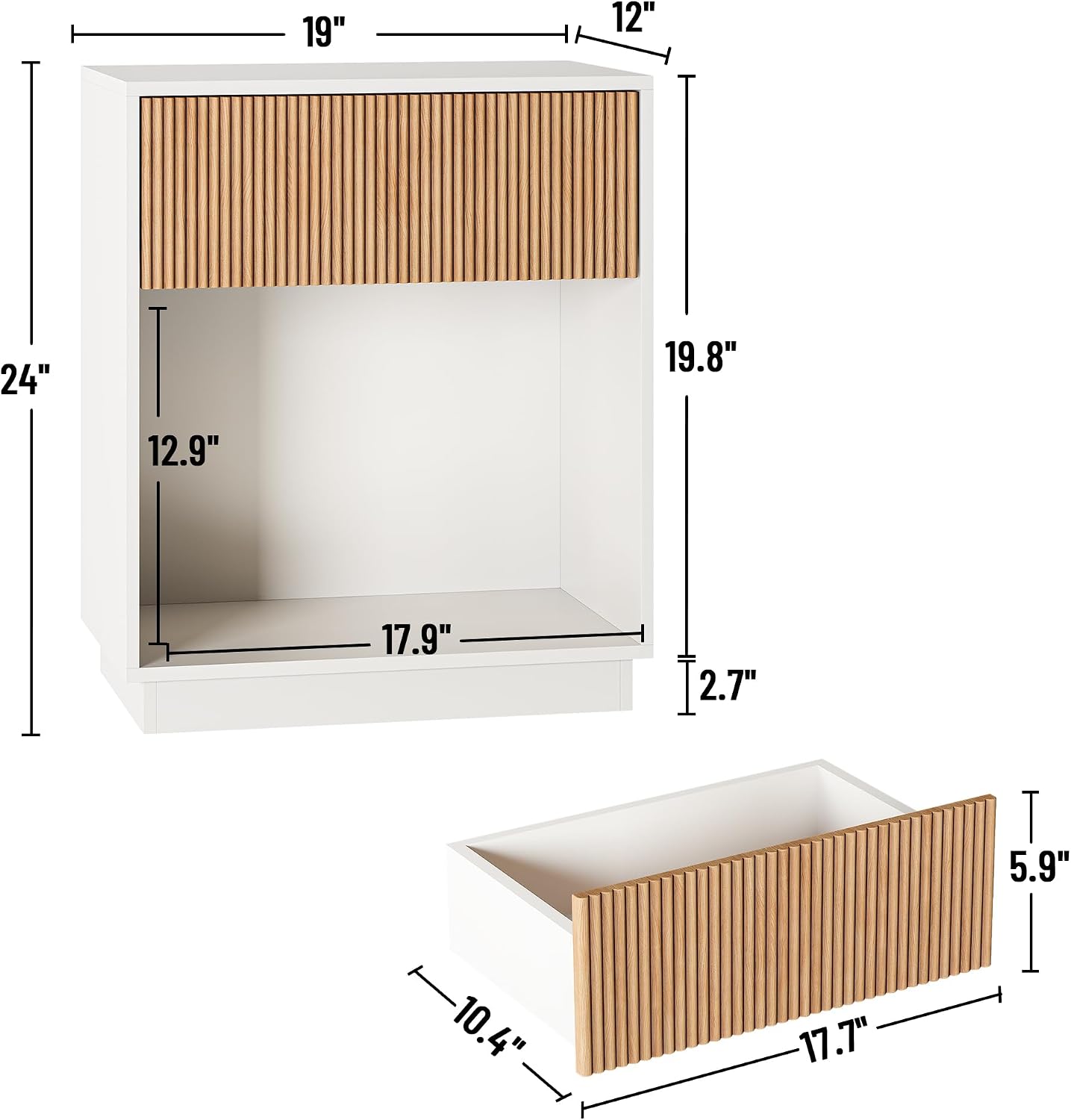 Oluklu Komodinler 2'li Set Mod - Desk Setup Oak incelemesi ve fiyatı
