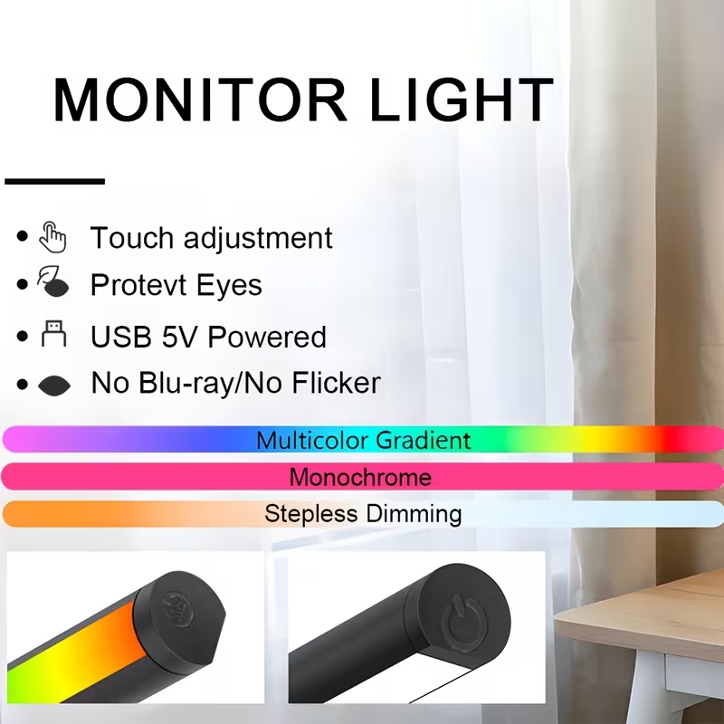 LED Monitör Işık Çubuğu 30cm 4 - Setup Desk Monitor incelemesi ve fiyatı