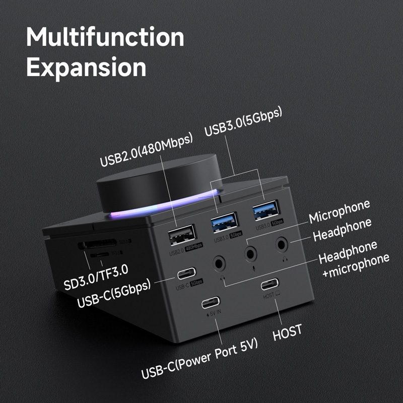 Hagibis Topuzu USB C Hub Kısay - Desk Setup Hub incelemesi ve fiyatı
