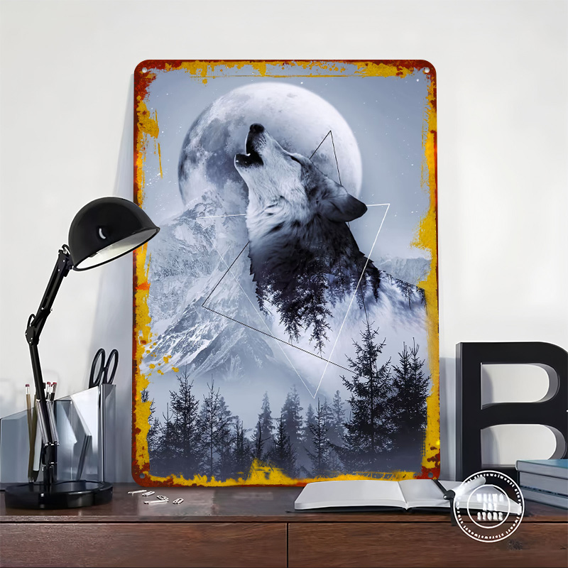 Kurt ile Uluyan Metal Poster Ö - Desk Setup Poster incelemesi ve fiyatı