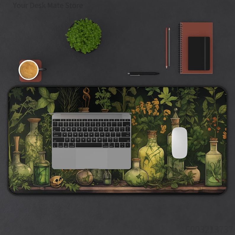 Witchy Botanik İksirler Bitkil - Desk Setup With Plants incelemesi ve fiyatı