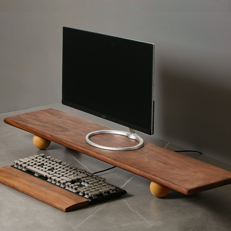 Doğal Ahşap Masaüstü Yükseltic - Desk Setup Living Room incelemesi ve fiyatı
