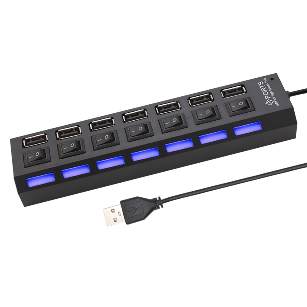 7 Port USB 2.0 Hub Splitter PC - Desk Setup Hub incelemesi ve fiyatı