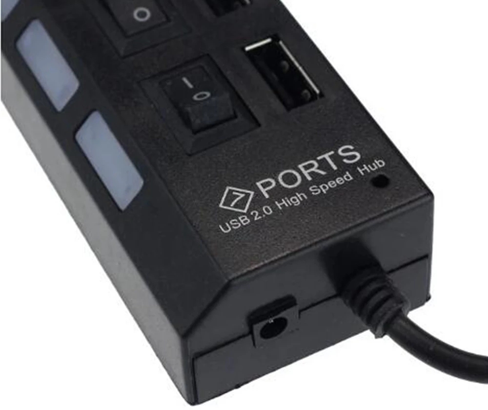 7 Port USB 2.0 Hub Splitter PC - Desk Setup Hub incelemesi ve fiyatı