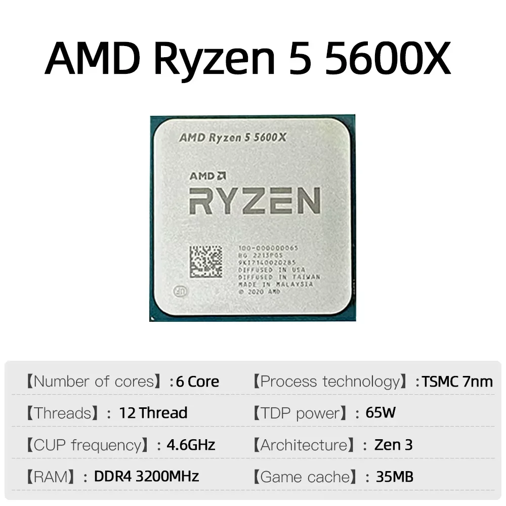 AMD Ryzen 5 5600X İşlemci Yeni - Amd Cpu Ryzen 5 incelemesi ve fiyatı