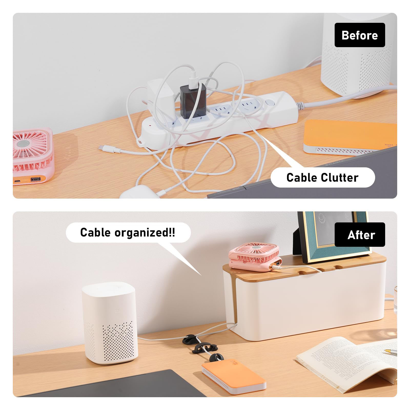 Büyük Kablo Yönetim Kutusu – T - Desk Setup Hub incelemesi ve fiyatı