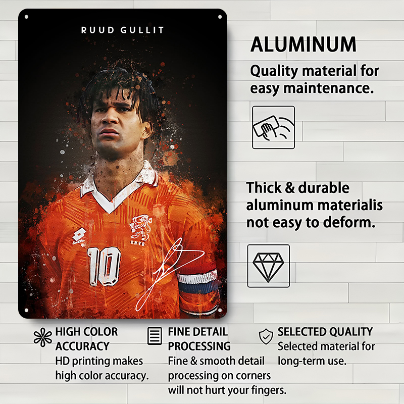 Ruud Gullit Futbol Oyuncusu Du - Desk Setup Poster incelemesi ve fiyatı