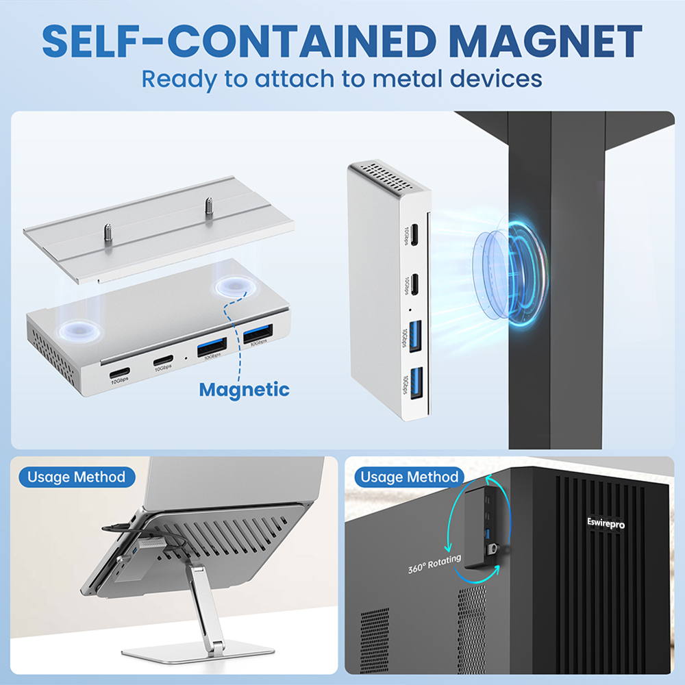 10 Gbps USB3.2 Gen2 HUB Masası - Desk Setup Hub incelemesi ve fiyatı