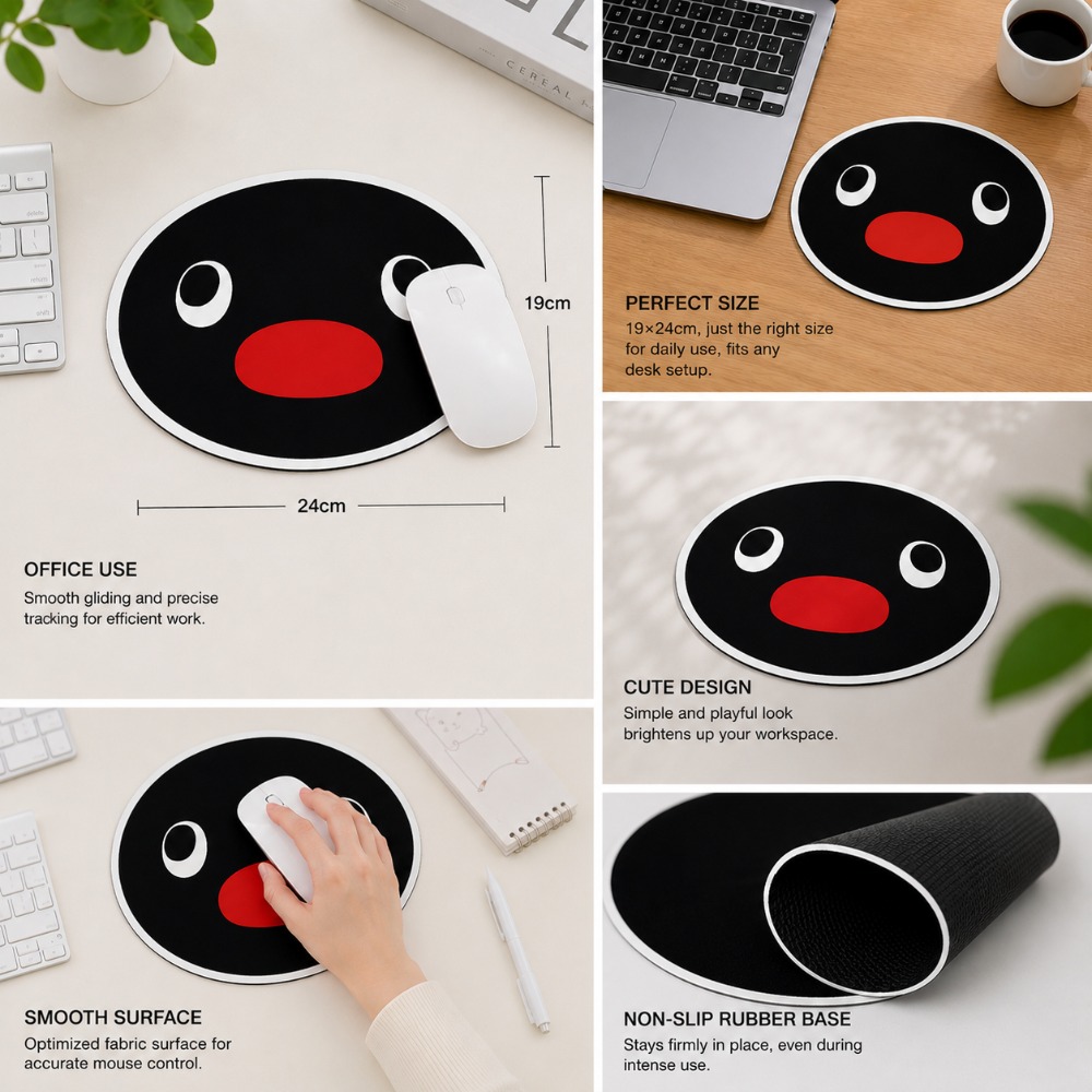 Sevimli Penguen İfadesi Mouse  - Desk Setup Carpet incelemesi ve fiyatı