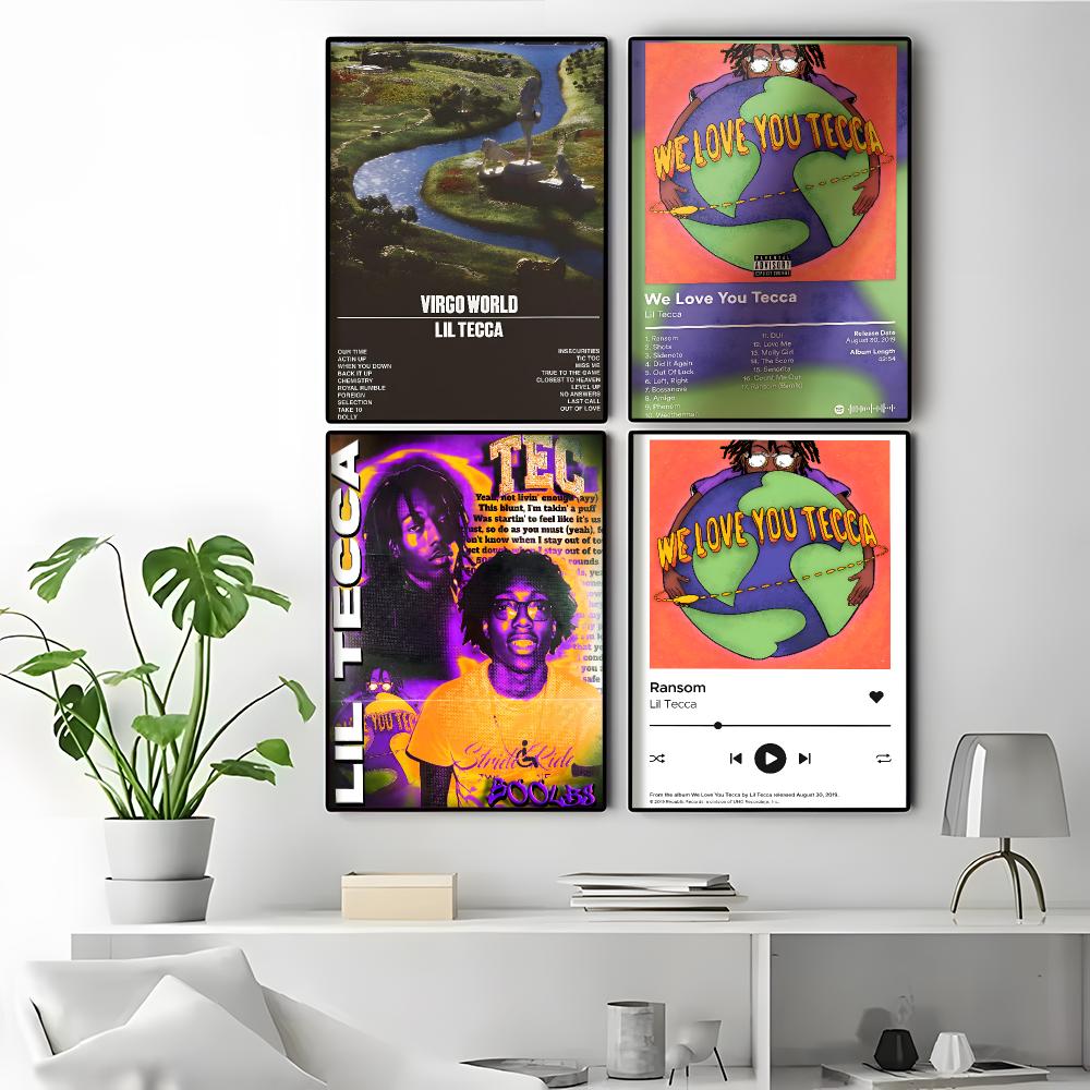 L-Lil Tecca Albüm Kapağı Sanat - Desk Setup Poster incelemesi ve fiyatı