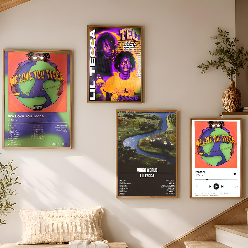 L-Lil Tecca Albüm Kapağı Sanat - Desk Setup Poster incelemesi ve fiyatı