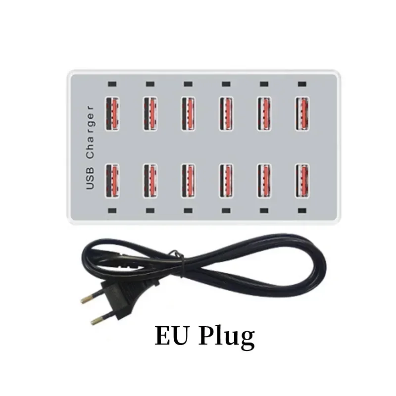 USB şarj istasyonu 60W 12-port - Desk Setup Hub incelemesi ve fiyatı