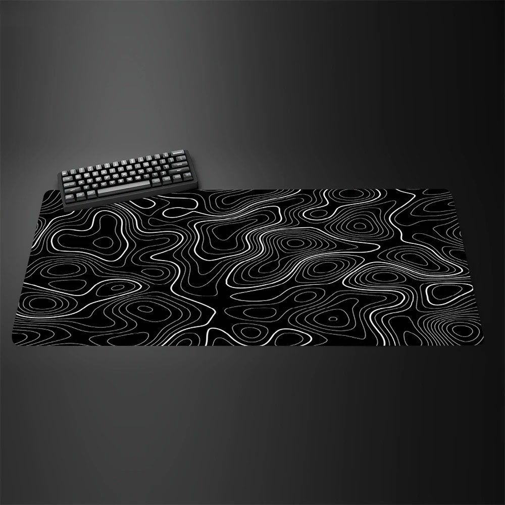 Topografik Harita Büyük Oyun M - Desk Setup Black And White incelemesi ve fiyatı