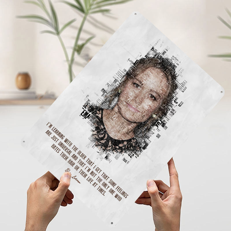 Brie Larson Alıntı Sanat Tenek - Desk Setup Poster incelemesi ve fiyatı